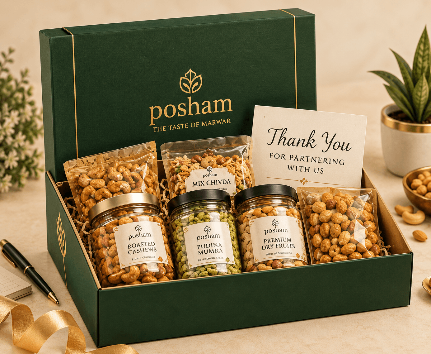 Posham Corporate Gifting - luxury festive gift box