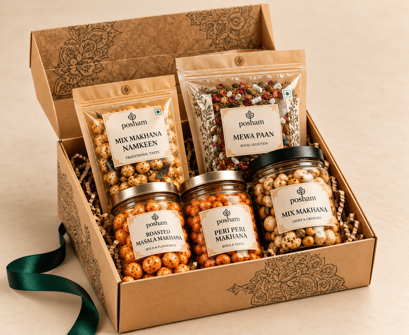 Posham Small Hampers - luxury festive gift box